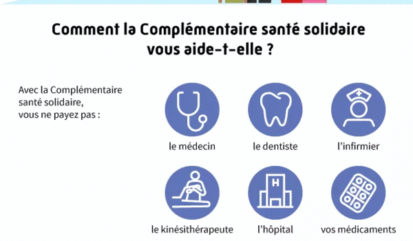 Infographie Solidarité Santé Complémentaire (CSS) - source ameli.fr